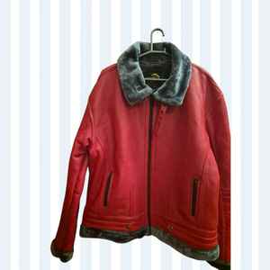 Chaqueta de Cuero Vacuno de Alta Calidad para Hombre, Estilo Vintage de Invierno, Forro de Piel Sintética, Impermeable, Ecológica, con Cierre de Cremallera - Product Image 2