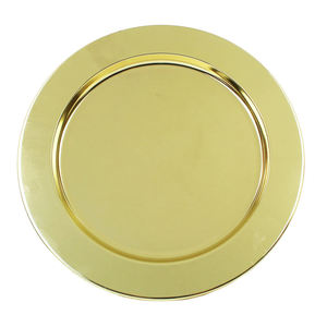 Assiettes de présentation décoratives en métal ensembles de vaisselle pour la décoration de mariage ensembles d'ustensiles de cuisine assiettes de présentation les plus exigeantes sous les assiettes - Product Image 2