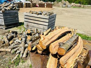 Bûches de bois d'aulne de forme carrée de 17 cm séchées au four, qualité supérieure, chêne fendu, prêt à l'emploi, économique, lié à l'énergie, séchées au four de 17 cm - Product Image 6