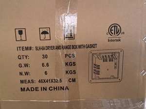 Boîte de <span class=keywords><strong>jonction</strong></span> étanche en PVC avec joint, câble gainé non métallique, boîte de commutation, appareil électrique extérieur/intérieur, câblage - Product Image 4