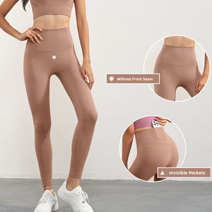 2025, mallas íntimas de entrenamiento para mujer, pantalones de Yoga informales elásticos para gimnasio, equitación, Fitness con bolsillos prácticos de primavera - Product Image 5