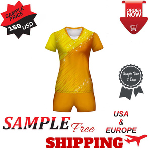 Esign-Camiseta de voleibol para mujer, pantalones cortos de diseño personalizado, uniforme de voleibol M - Product Image 5
