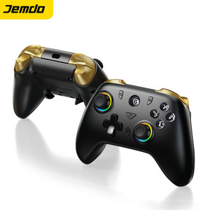 Jemdo kontroler Gamepad nirkabel, kontroler Gamepad nirkabel untuk PS4 Switch <span class=keywords><strong>PC</strong></span> dengan fitur vibrasi Motor kompatibel dengan semua platform - Product Image 1