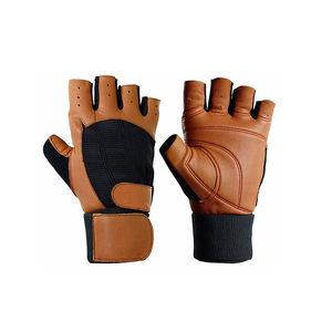 Guantes de levantamiento de pesas acolchados de primera calidad para entrenamiento de culturismo CrossFit con muñequeras transpirable antideslizante - Product Image 1