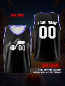 Maillots de basket-ball personnalisés de haute qualité, respirants, légers, grande taille, unisexe, 100% polyester - Product Image 6