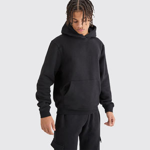 Dernier design de survêtement cargo pour homme adulte, couleur noire, coupe ajustée, polaire, jogging, course à pied, survêtement avec poche kangourou - Product Image 5