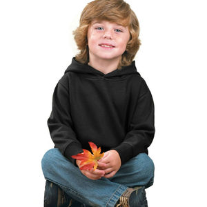 OEM de alta calidad niños invierno cremallera pulóver Sudadera con capucha Casual Color sólido 100% algodón tejido de punto técnicas teñidas lisas - Product Image 4