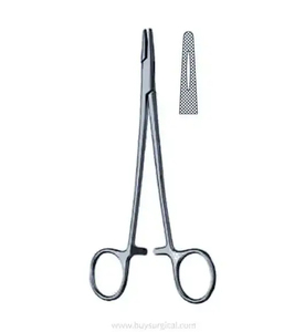 Portaagujas dentales de acero inoxidable Pinzas quirúrgicas manuales a granel Velvo Enterprises-Precio al por mayor - Product Image 1