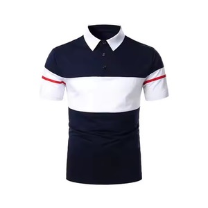 Custom Adult Fashion for Polo Shirts Wholesale Breathable Cotton <b>Slim</b> Fit T-Shirt for <b>Men</b> Boys Plus Size Options - Product Image 1