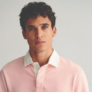 Polo de rugby de manga larga para hombre, duradero, cómodo e ideal para atuendos informales y Rugby - Product Image 3