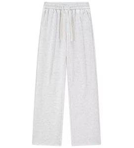 Pantalones de chándal de pierna recta para hombre personalizados FLN, pantalones de chándal informales con cordón holgado ecológico con lavado de colores bordado - Product Image 6