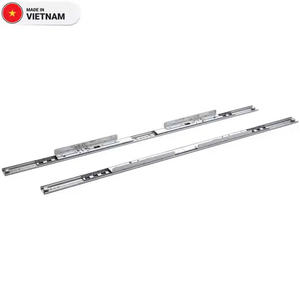 Aodeli Vietnam Heavy Duty 48mm Montaje inferior oculto Gabinete de acero Toboganes Escalera extensible moderna para cocina Zinc plateado - Product Image 1