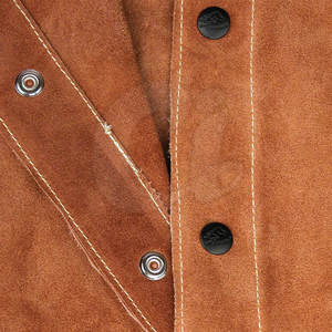 Veste de soudeur pour homme, vente directe d'usine, saison printemps, cuir de vache, col montant, respirante, imperméable, légère, prix bas - Product Image 6