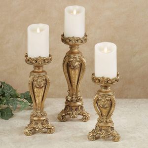 <b>Set</b> <b>of</b> 3 Size Handmade Metal Candle Holder With <b>Glass</b> Votive for Home Decor - Product Image 3