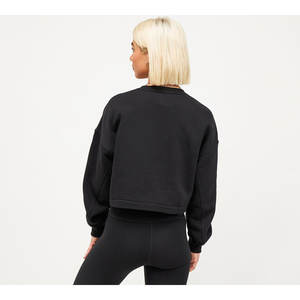 Conjunto Deportivo de Mujer, Pantalones Cortos y Sudadera con Cuello Redondo, Bordado, Color Sólido, Personalizado, Moda Otoño Invierno, Nueva Colección, Venta Caliente - Product Image 6