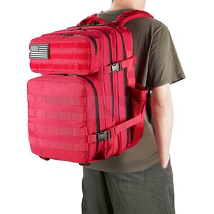 Sac à dos de randonnée tactique Spofit, imperméable, grande capacité, poche latérale, Oxford, résistant à l'usure, multifonctionnel - Product Image 1