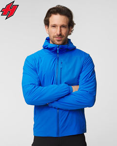 แจ็กเก็ตวิ่งน้ำหนักเบาระบายอากาศได้สำหรับผู้ชายเสื้อกันลมมีฮู้ดสำหรับใส่กลางแจ้งเสื้อโค้ทสไตล์ทางการแบบบาง - Product Image 5