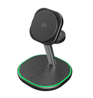 Support de charge sans fil 3 en 1 Base de chargeur de téléphone Smartwatch Chambre Bureau Station de charge pour Smartphone Type C Chargeur Montre Rapide
