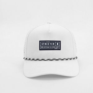 Customized Rope Trucker Baseball Cap 5 panel <b>Golf</b> Caps <b>Waterproof</b> Perfomance Custom Blank <b>Golf</b> <b>Hats</b> with Rubber patch - Product Image 3