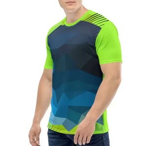 เสื้อยืดผู้ชายแบบสปอร์ต คอโอ แขนสั้น ผ้าโพลีเอสเตอร์ผสมคอตตอน ระบายอากาศเร็ว ทรงปกติ  แบบสวมใส่สบาย เป็นมิตรต่อสิ่งแวดล้อม - Product Image 3