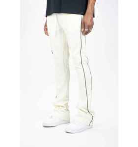 Pantalones de hombre acampanados de poliéster 100% pesado personalizado 440 Gsm pantalones de chándal de gran tamaño con pantalones de estilo informal de pierna ancha - Product Image 1