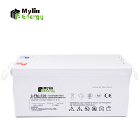 Batterie au plomb-acide AGM/Gel Mylin Energy de qualité industrielle 12V 250Ah pour les systèmes d'alimentation sans interruption et les systèmes d'alimentation de secours