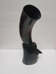 Antique Stylish Animal Style Viking <b>Drinking</b> <b>Horn</b> with 2 Colour Shades Eco-Friendly Customized Hand Carving by Crafts Galore - Product Image 3