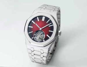 Sang Trọng Chất Lượng Tốt Nhất Không Thấm Nước Đồng Hồ Cơ Khí 41Mm Bbs Nhà Máy 2950 Tourbillon Tự Động Phong Trào Audemars Đồng Hồ Màu Đỏ - Product Image 2