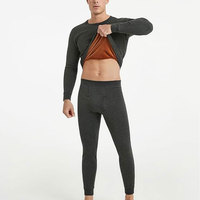 Combinaison intérieure pour homme, haut thermique athlétique, ajustement flexible, chemise à manches longues chaude, combinaison intérieure pour un usage quotidien
