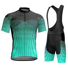 Custom Wholesale <b>Men's</b> <b>Cycling</b> Jersey and <b>Shorts</b> Set Quick-Dry Breathable Sports Wear with <b>Short</b> Sleeves Plus Size Option - Product Image 5