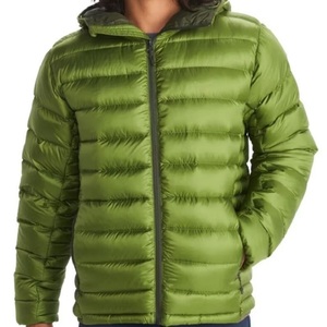 Veste matelassée d'hiver légère pour hommes, duvet bombardier à bulles de haute qualité avec logo personnalisé, décoration de poche en tissu chaud - Product Image 1