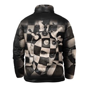 Chaqueta Acolchada con Capucha para Hombre, Diseño Personalizado, Chaqueta de Invierno con Cierre de Cremallera, Estilo Largo Informal Negro, Haus Industries - Product Image 6