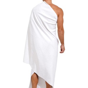 Conjuntos de Ihram de Algodón/Poliéster Comprimido de Secado Rápido, Elegantes y de Alta Calidad para Hajj y Umrah, Gran Venta - Product Image 6