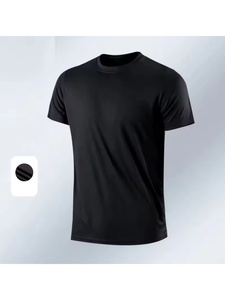 Camisetas de entrenamiento de capa base de compresión 100% algodón para hombre al por mayor Top de entrenamiento atlético Atlético - Product Image 4