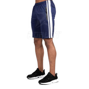 Pantalones cortos de gimnasio de estilo callejero para hombre, venta al por mayor, patrón sólido, entrenamiento, correr, ropa deportiva, antiarrugas, no tejido, Jogger Fitness - Product Image 1