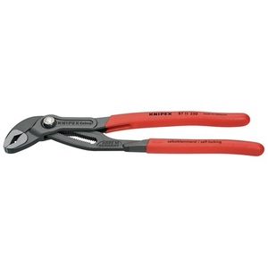 For Knipex Cobra Water Pump Pliers 250mm 46mm <b>Clamping</b> Width Polished Plastic Coating - Product Image 1