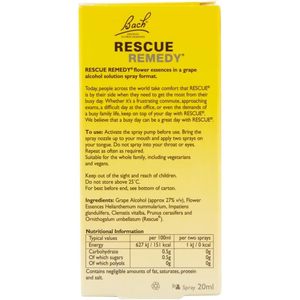 Spray d'huile essentielle Rescue Remedy Comfort & Reassure 20ML - Product Image 6