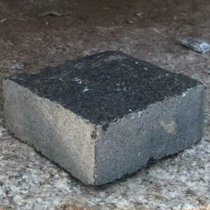 Granito negro Cubo dividido a mano Piedras de pavimentación Acabado en bruto Juegos de adoquines para estacionamiento de entrada Paisajismo y pavimento - Product Image 1