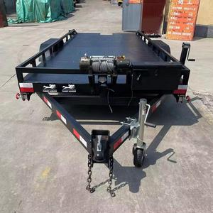 Remolque Utilitario Kfl3 de Acero, Plataforma Baja/Plana para Autos y Equipo Pesado, 7x20, 2001-3000 kg, Triple Eje - Product Image 2