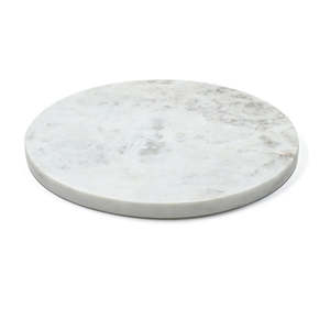 Planche à découper ronde en marbre blanc unique pour la cuisine Ustensiles de cuisine de qualité supérieure pour la maison Hôtel et Restaurant - Product Image 2