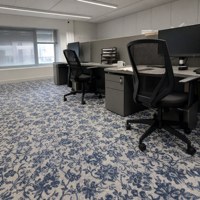 Tapis commercial en nylon imprimé bleu et blanc chinois, pour hôtels, salons et halls d'accueil, de mur à mur