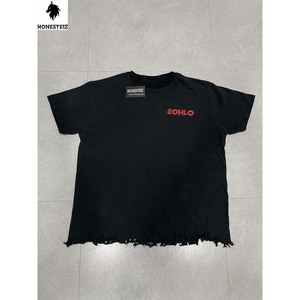 Venta al por mayor de algodón de gran tamaño suelta camiseta de peso pesado personalizado de espuma 3D Logo Puff imprimir hombres camisetas con diseños de marca - Product Image 3