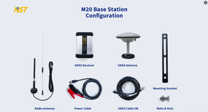 สถานีฐานวิทยุ NEW NST M20-1 GNSS GPS RTK สีเงิน ความแม่นยำสูง สำหรับการเกษตรอัจฉริยะ วัดค่า 3 มิติ น้ำหนัก 5.5 กก. รับประกัน 1 ปี - Product Image 4
