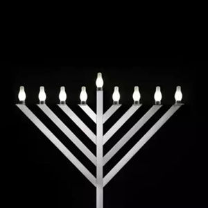 Ménorah à 9 branches, chandelier de ménorah - Product Image 1