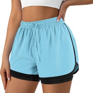 Pantalones cortos ajustados con estampado de sublimación para gimnasio para mujer, diseño de cintura alta, secado rápido, 100% poliéster, pantalones cortos para correr - Product Image 2