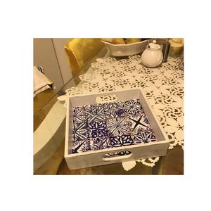 Plateau Meena unique, artisanal, décoratif, en bois d'acacia, écologique, plateau de service de luxe, élégant pour la maison, MOQ 100 pièces - Product Image 2