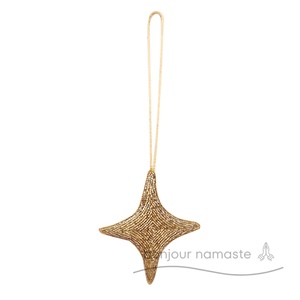 Ornamento di natale con stella festiva fatto a mano per decorazioni e regali per feste e giocattoli - Product Image 4