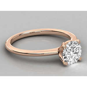Bague solitaire en or 10 carats pour femmes, diamant cultivé en laboratoire - Product Image 2