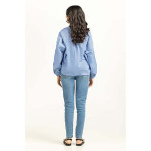 Camisas Casuales de Popelina para Mujer, Diseño Geométrico Simple a Cuadros, Logotipo Bordado, Decoraciones con Lentejuelas, Asimétricas, Tallas XL 4XL para Primavera/Verano - Product Image 4