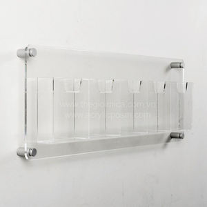 ชั้นวางของอะคริลิคใสแบบพับได้ชั้นวางแสดงสำหรับใบปลิวนิตยสาร - Product Image 1